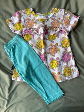 Simply southern sea turtle shirt and pant set